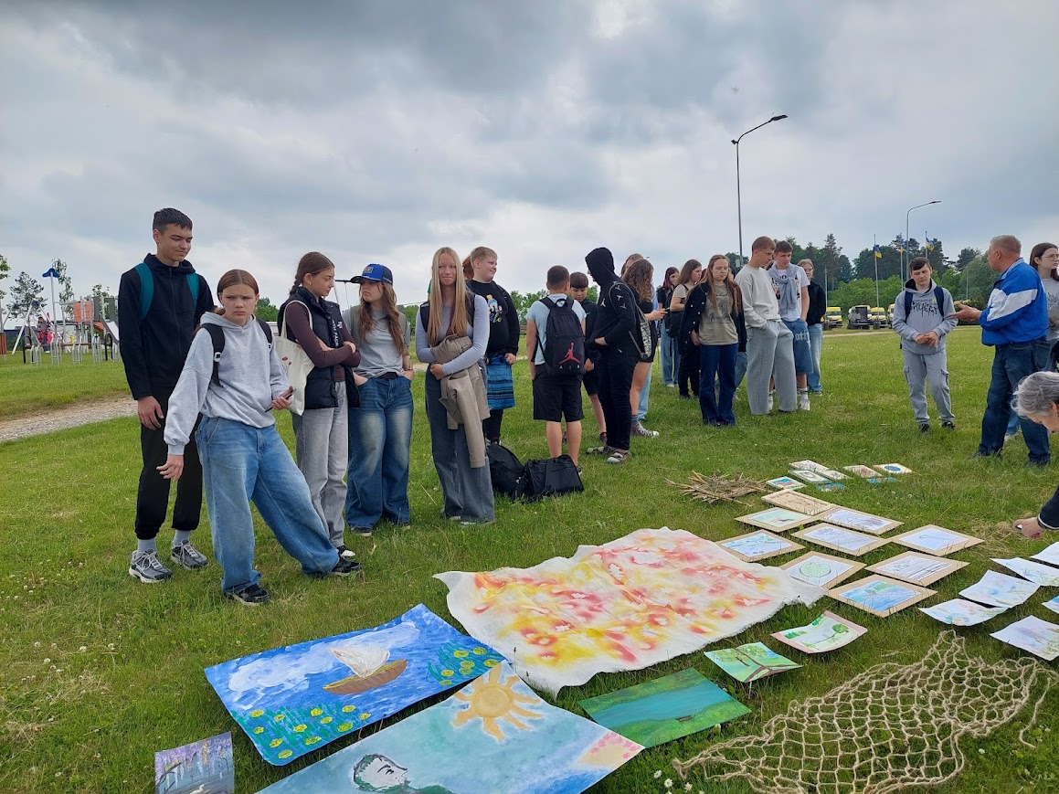 Kupiškio marių įkvėpti: mokiniai kūrė, atrado ir dalijosi
