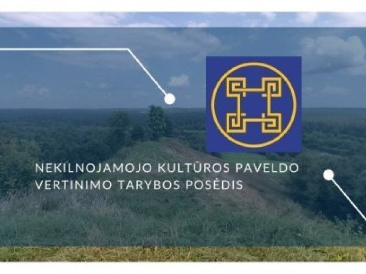 Nekilnojamojo kultūros paveldo vertinimo tarybos (II) 2026-06-15 nuotolinis posėdis