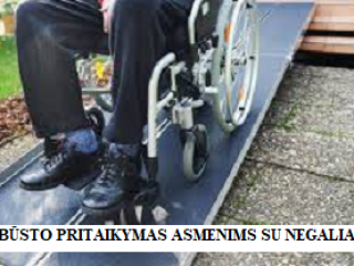 Informacija apie būsto ir gyvenamosios aplinkos pritaikymą asmenims su negalia