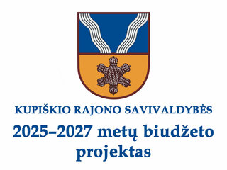 Parengtas Kupiškio rajono savivaldybės 2025–2027 metų biudžeto projektas