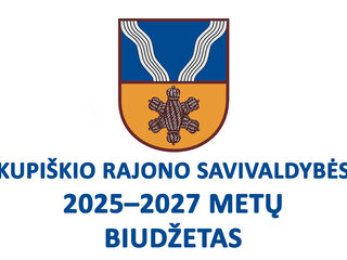 Patvirtintas Kupiškio rajono savivaldybės 2025–2027 metų biudžetas