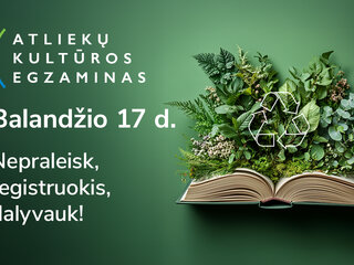 „Atliekų kultūra“ egzaminas