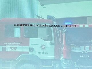 Kupiškio priešgaisrinėje gelbėjimo tarnyboje buvo organizuota 5-8 klasių moksleivių viktorina...