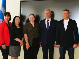 Kupiškio rajono savivaldybėje lankėsi naujasis Lietuvos imtynių federacijos (LIF) prezidentas,...