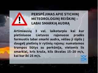 DĖMESIO! SAVARBUS PRANEŠIMAS!
