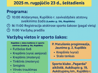 2025 metų Lietuvos seniūnijų sporto žaidynių II etapas