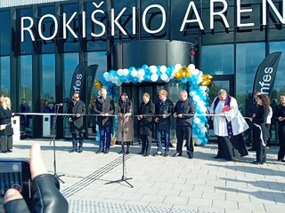 Atidaryta Rokiškio sporto arena
