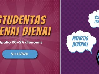 Kviečiame moksleivius ir visus kitus, kurie domisi studijomis Vilniaus universitete dalyvauti jau...
