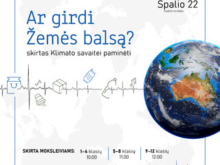 Kviečiame dalyvauti aplinkosauginiame protmūšyje „Ar girdi žemės balsą?“