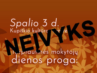 Atšaukiamas renginys 