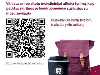 Vilniaus universiteto mokslininkai kviečia prisidėti prie tyrimo