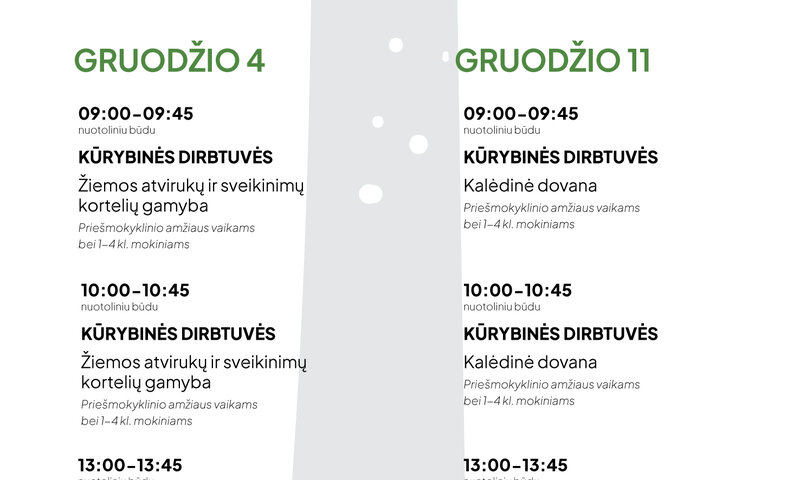 Kvietimas į nuotolinių edukacijų ciklą „Žaliasis raštingumas“