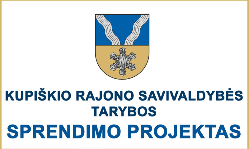 Informacija apie rengiamą Savivaldybės tarybos sprendimo projektą