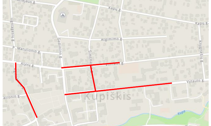 DĖMESIO! Dėl sniego šalinimo darbų Kupiškyje laikinai ribojamas eismas 