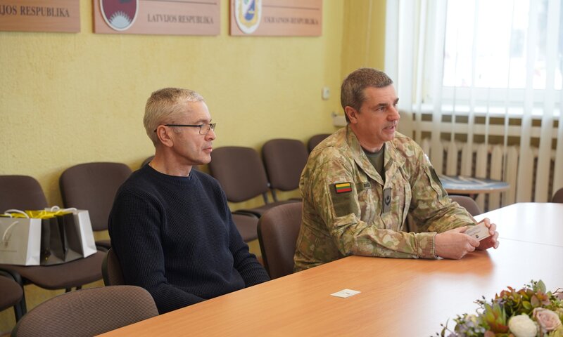 Savivaldybėje lankėsi Lietuvos kariuomenės karo komendantūrų valdybos atstovai