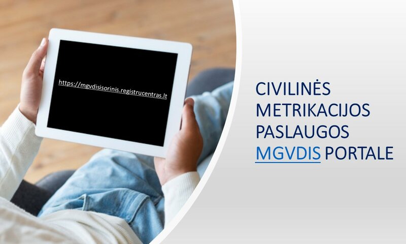 Kviečiame civilinės metrikacijos ir gyvenamosios vietos deklaravimo paslaugas užsisakyti...