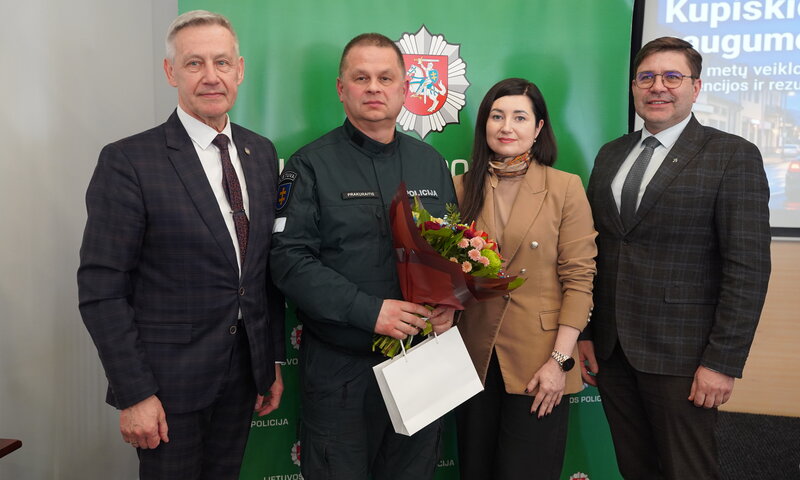 Saugumo metai Kupiškyje pažymėti padėkomis ir atsisveikinimu