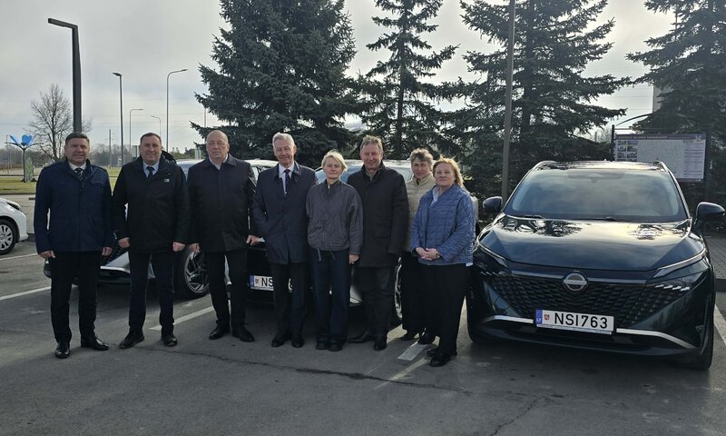 Naujais automobiliais stiprinamas Kupiškio rajono seniūnijų darbas