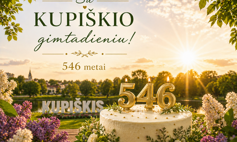 Kupiškis mini 546-ąjį gimtadienį