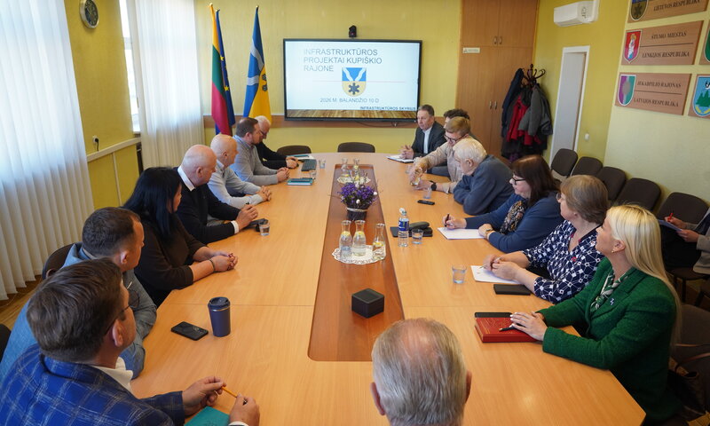 Dėmesys rajono infrastruktūrai: pristatyti svarbiausi projektai