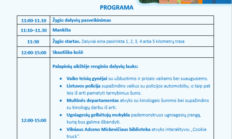 Vaiko teisių gynėjų „Žygis už saugią vaikystę“