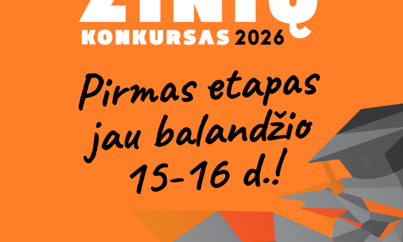 Kviečiame dalyvauti Demokratijos žinių konkurse