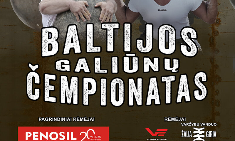 Baltijos galiūnų čempionatas atvyksta į Kupiškį