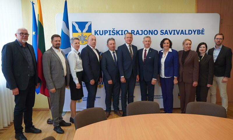 Kupiškio rajono savivaldybėje viešėjo energetikos ministras Žygimantas Vaičiūnas