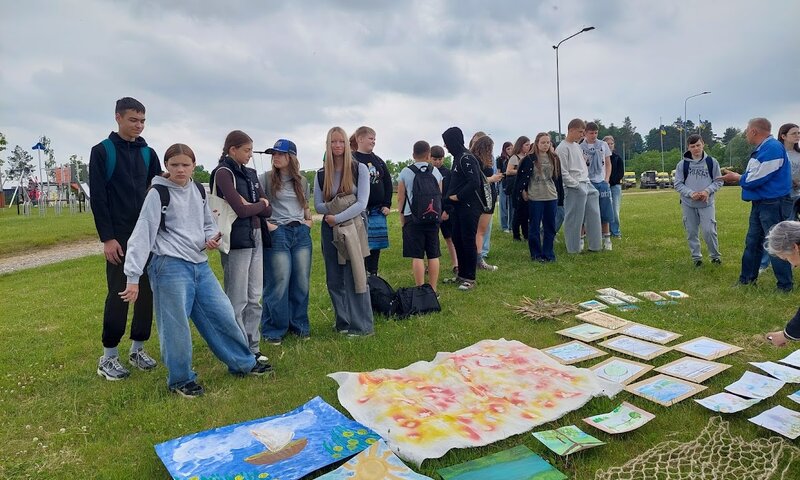 Kupiškio marių įkvėpti: mokiniai kūrė, atrado ir dalijosi