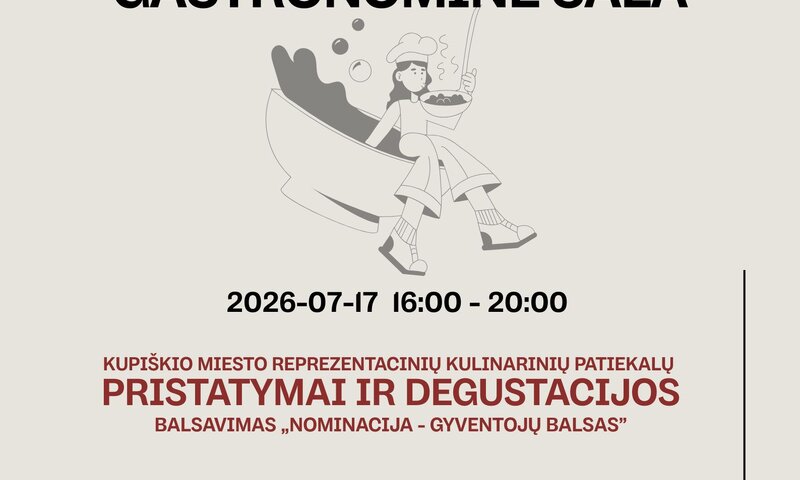 Kviečiame dalyvauti renginyje „Gastronominė sala“