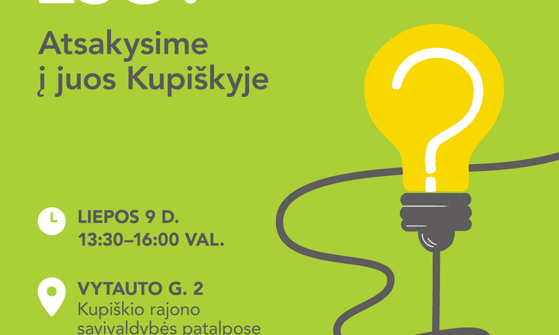 ESO specialistai atvyksta į Kupiškį – kviečiame į gyvą susitikimą