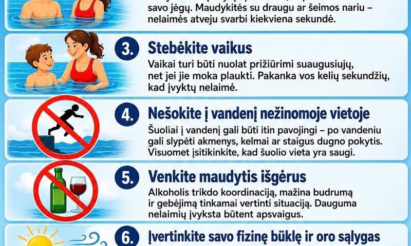 Liepos 25-ąją minint Pasaulinę skendimo prevencijos dieną, Priešgaisrinės apsaugos ir gelbėjimo...