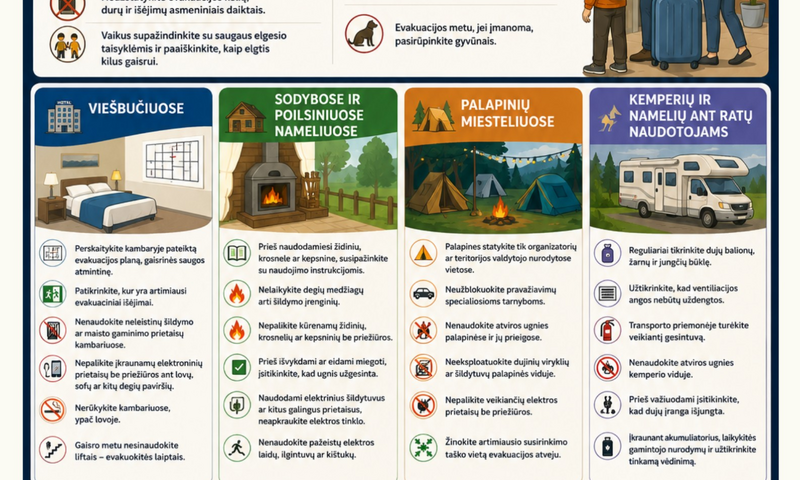 Atsakingi sprendimai – saugus poilsis