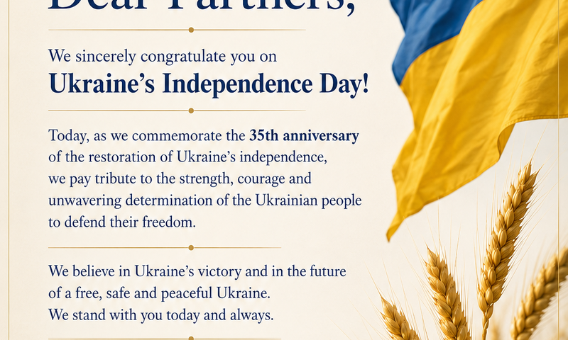 Rugpjūčio 24 dieną minima Ukrainos Nepriklausomybės diena