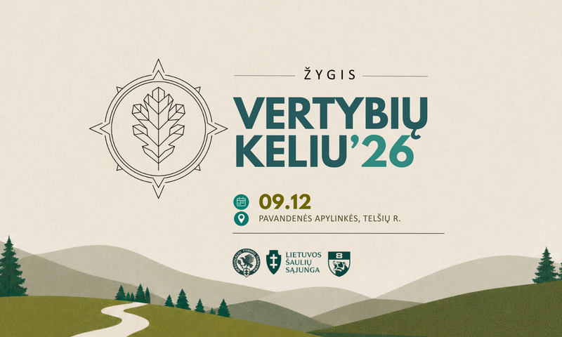 Žygis „Vertybių keliu’26“