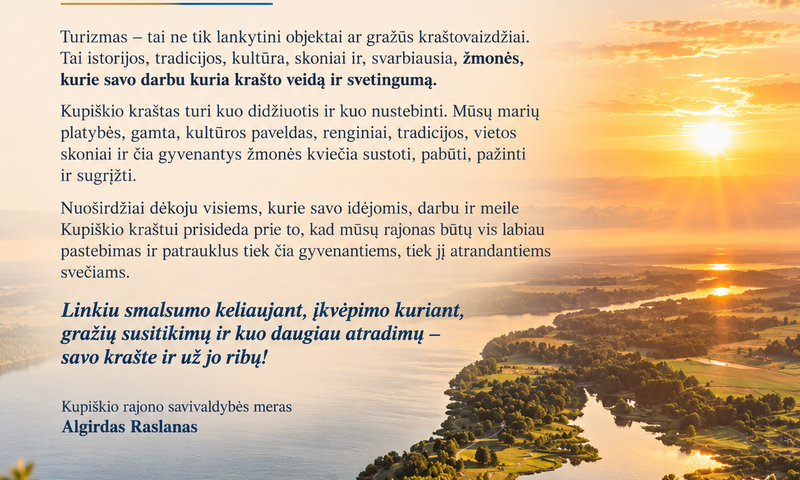 Rugsėjo 27-ąją minime Pasaulinę turizmo dieną