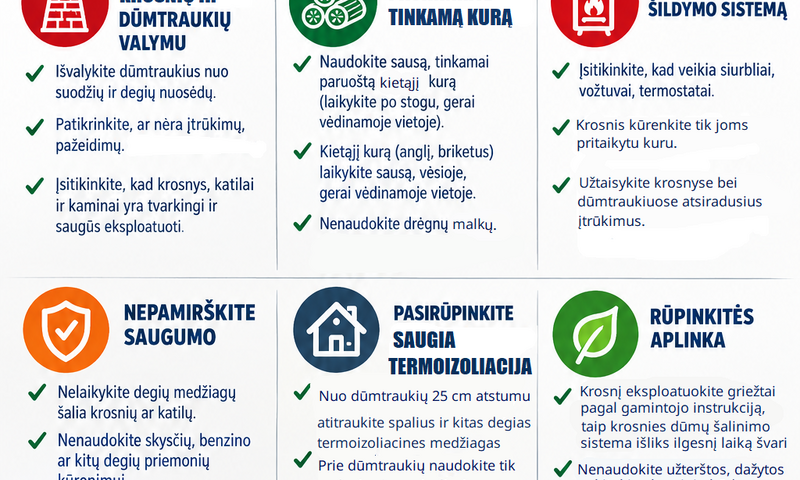 Pasiruoškime šildymo sezonui – saugumas prasideda nuo tinkamo pasirengimo