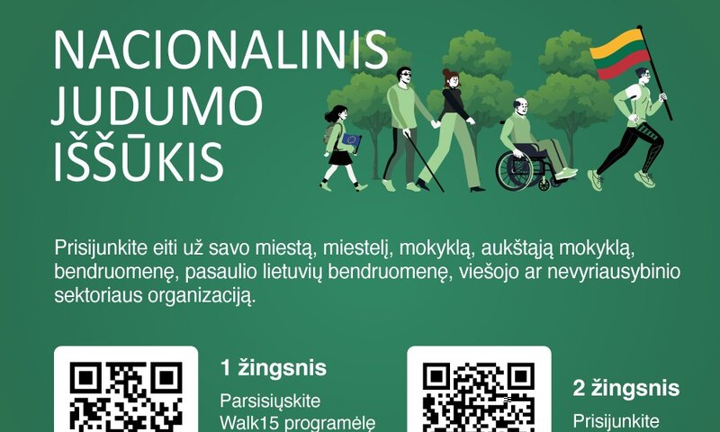 Nacionalinis judumo iššūkis grįžta 