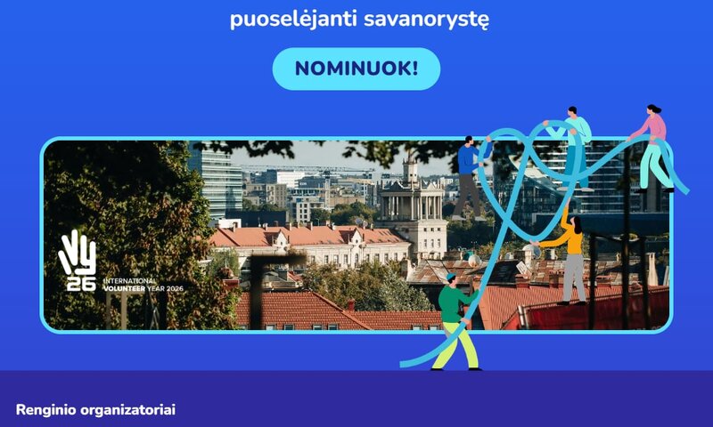 Startavo nominacijų teikimas „Savanorių apdovanojimams 2026“