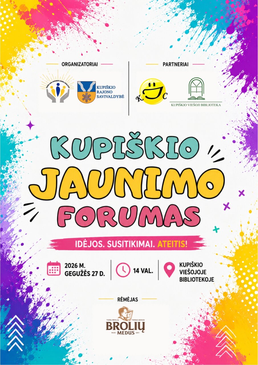 Kupiškio jaunimo forumas 2026