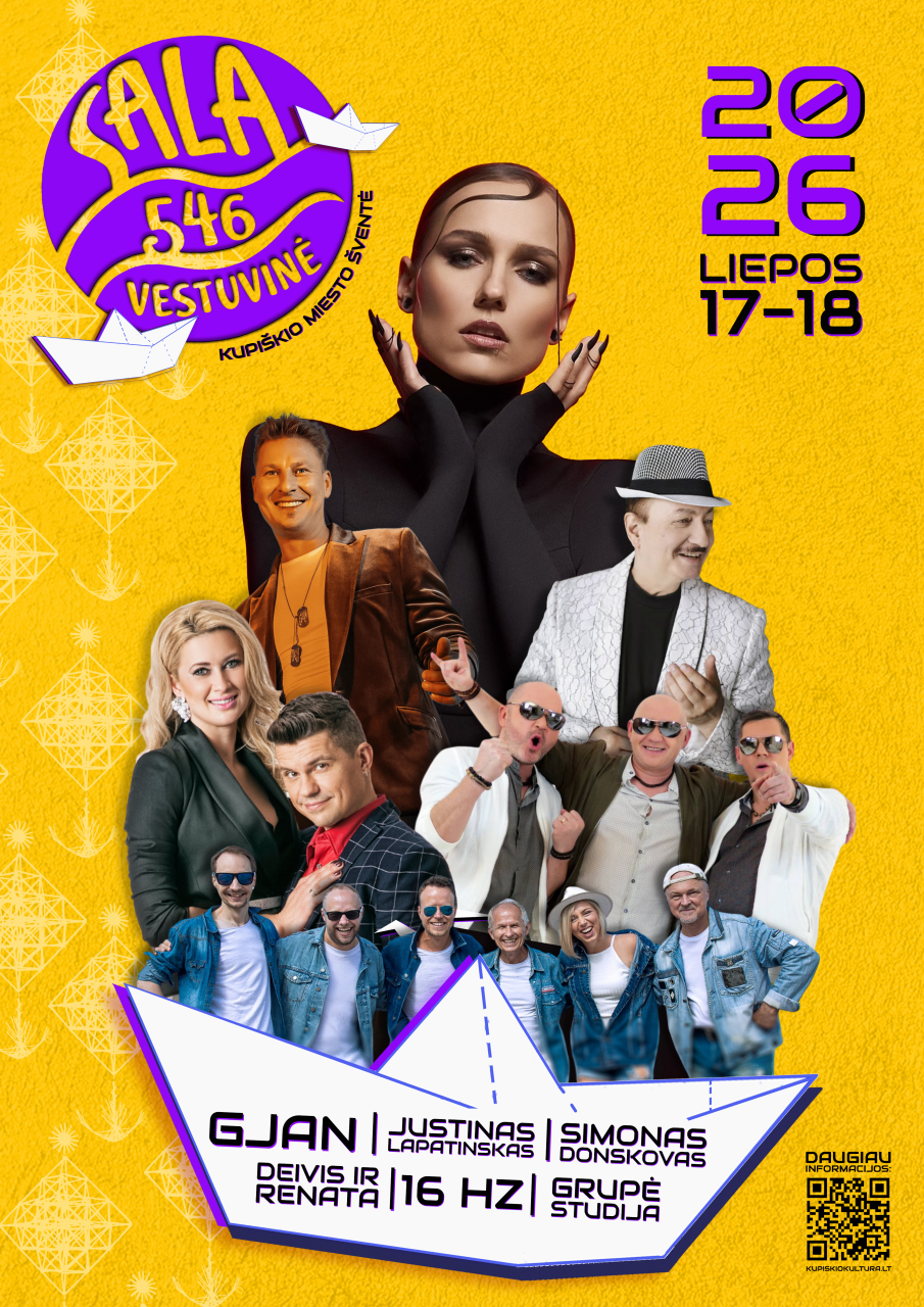 Kupiškio miesto šventė „Sala 546. Vestuvinė“