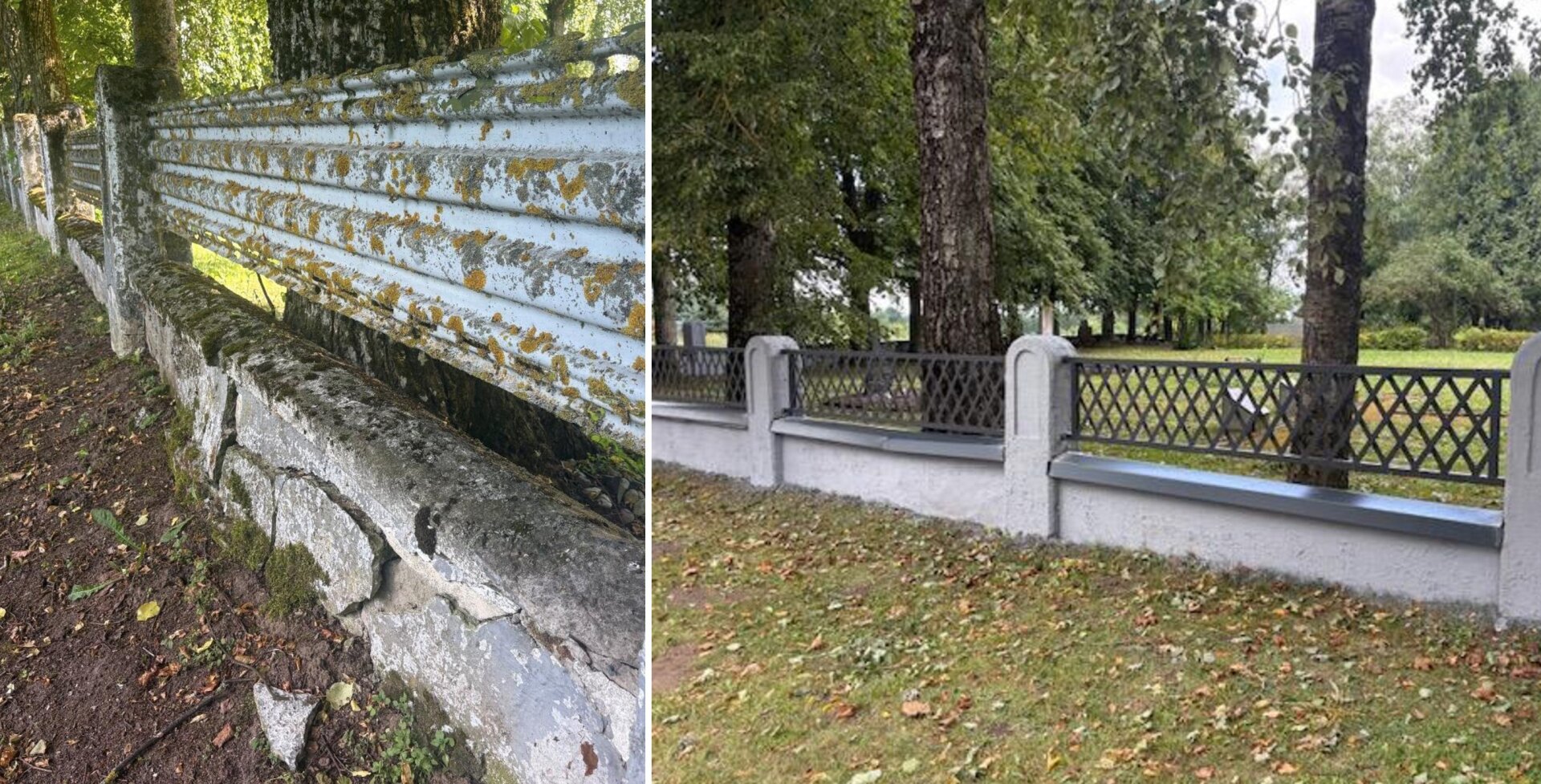 Kupiškio laisvamanių kapinių tvora atgavo istorinę išvaizdą