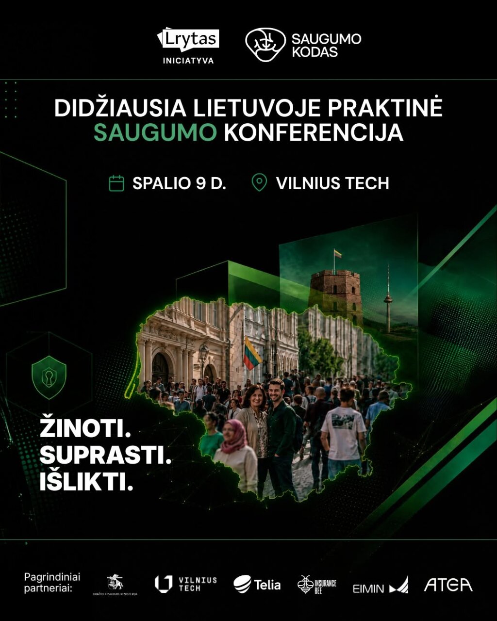 „Saugumo kodas“ – didžiausia praktinė saugumo konferencija Lietuvoje