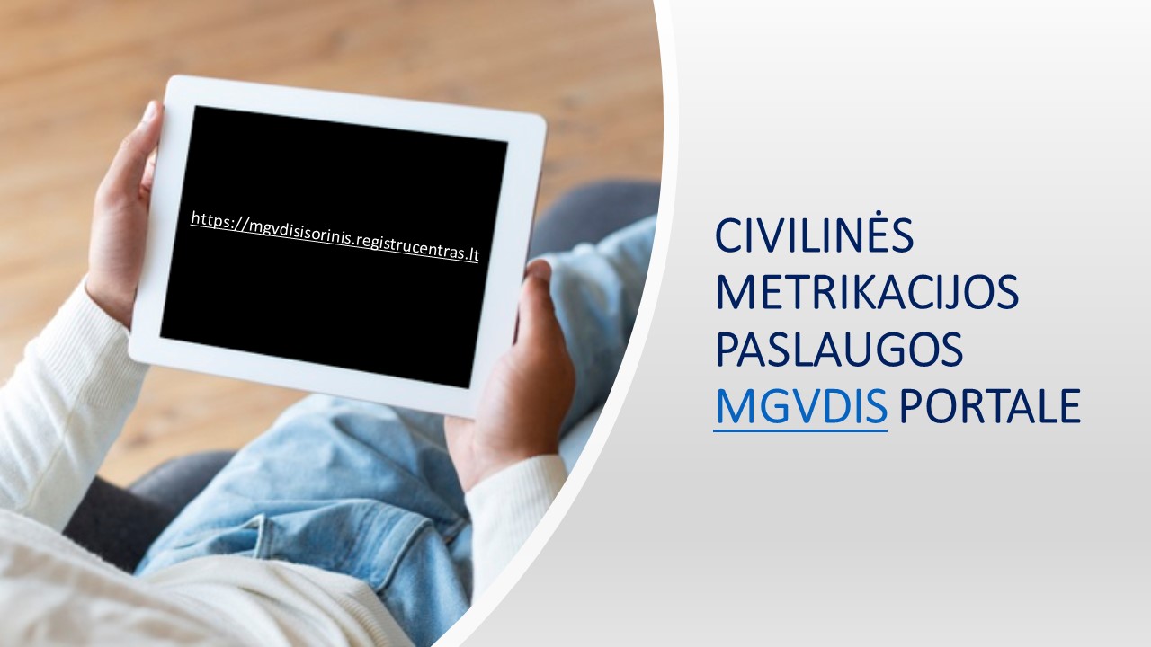 Civilinės metrikacijos ir gyvenamosios vietos deklaravimo paslaugos
