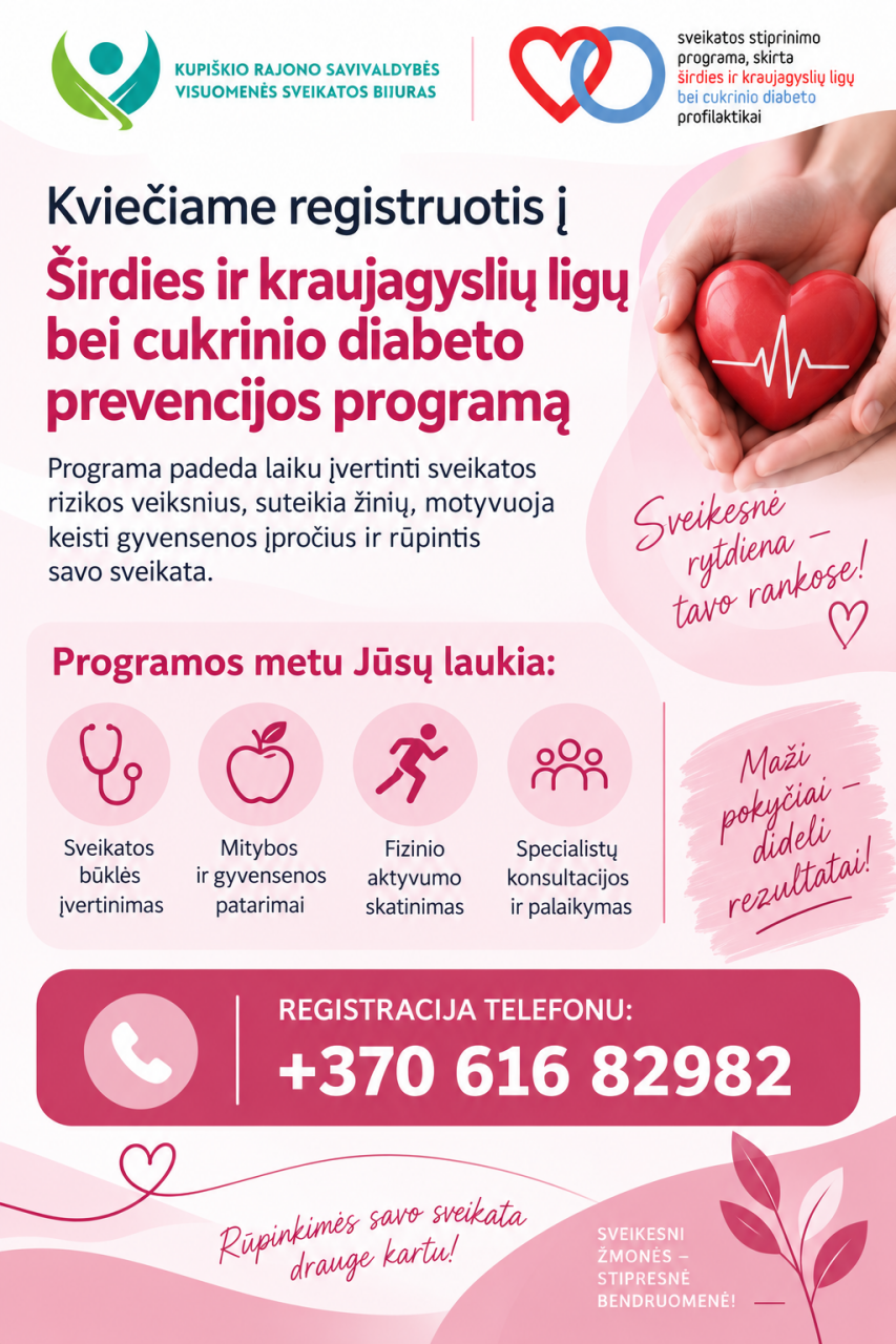 Širdies ir kraujagyslių ligų bei cukrinio diabeto prevencijos programa